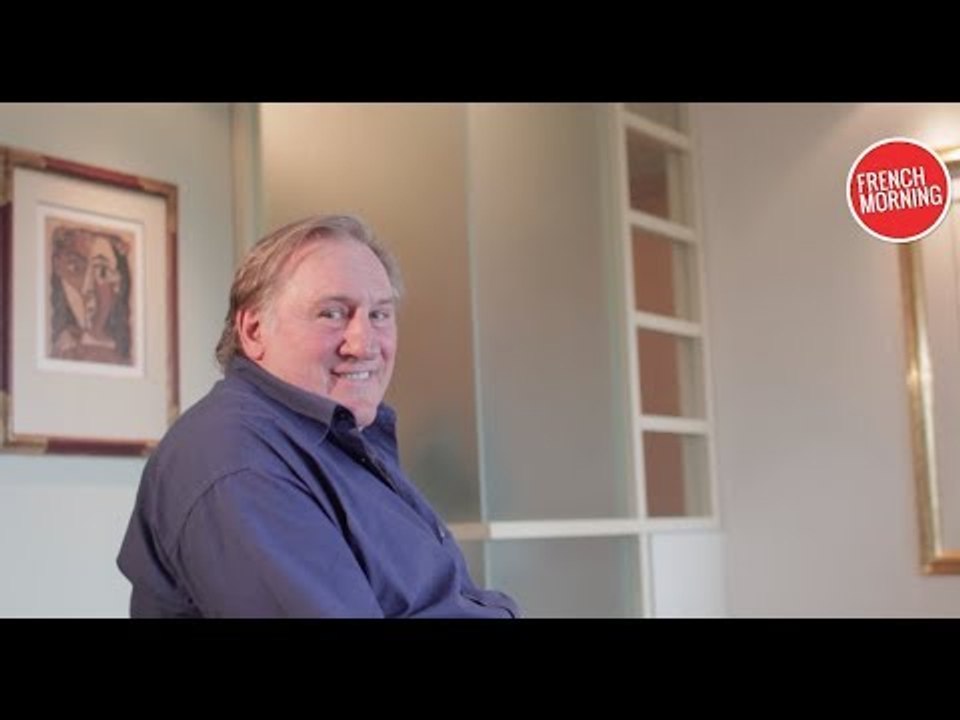 Gérard Depardieu à New York pour la promotion de son livre "Innocent"