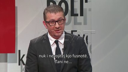 “Rruga drejtë...”, intervistë me liderin opozitarë Hristijan Mickoski (Pjesa II)