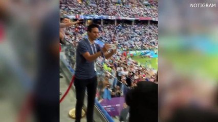 Diego Maradona en el Partido Argentina vs. Croacia