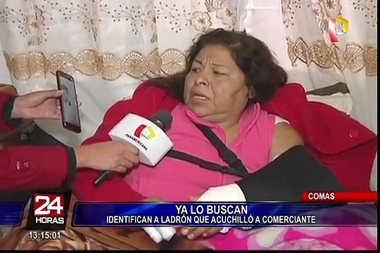 Comas: identifican a ladrón que acuchilló a comerciante y le robó 6 mil soles