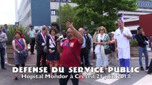 Créteil, Défense du Service Public, Hopital Mondor le 21 juin 2018