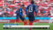 [월드컵-영상] 최연소 월드컵 득점 '음바페'…프랑스 16강 진출