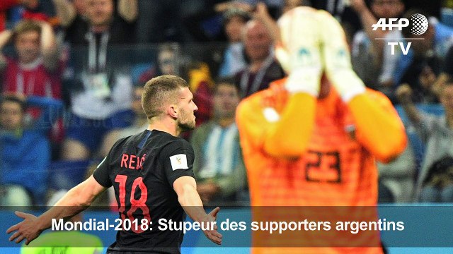 Mondial-2018: Stupeur des supporters argentins à Buenos Aires