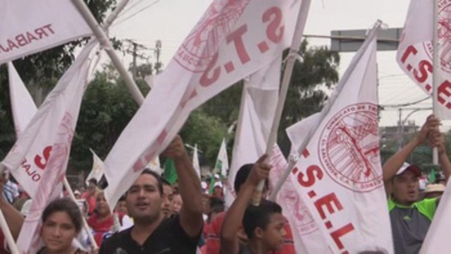Salvadoreños marchan para evitar la privatización del agua