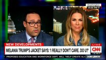 Panel on Melania Trump's Jacket says: 'I REALLY DON'T CARE, DO U?'' #MelaniaTrump @FLOTUS #USBorder #CNN #MelaniasJacket