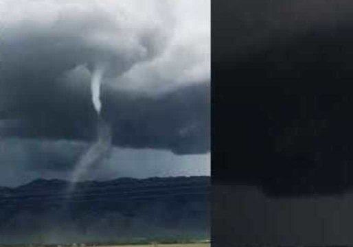 Tornado Touches Down Near Mackay, Idaho
