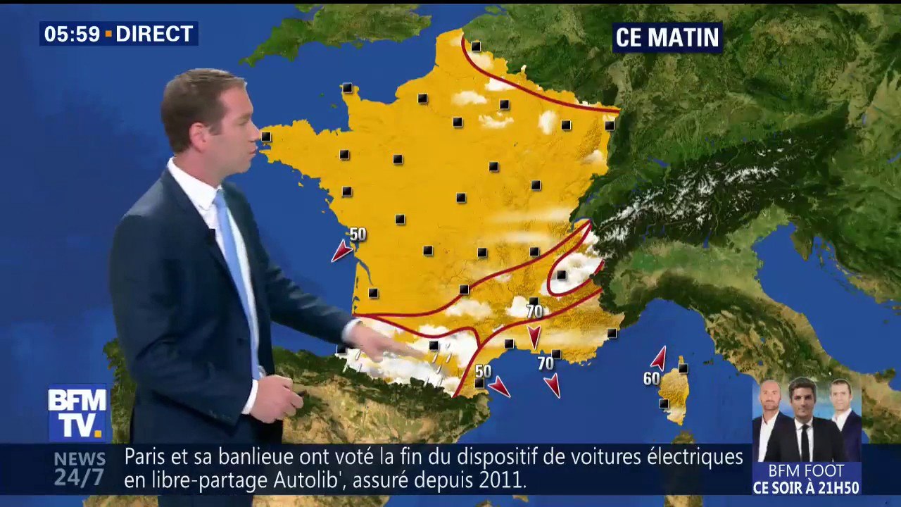 Beau mais frais ce vendredi matin avec un ciel dégagé. Le temps restera agréable toute la journée avant un weekend ensoleillé et un peu plus chaud.