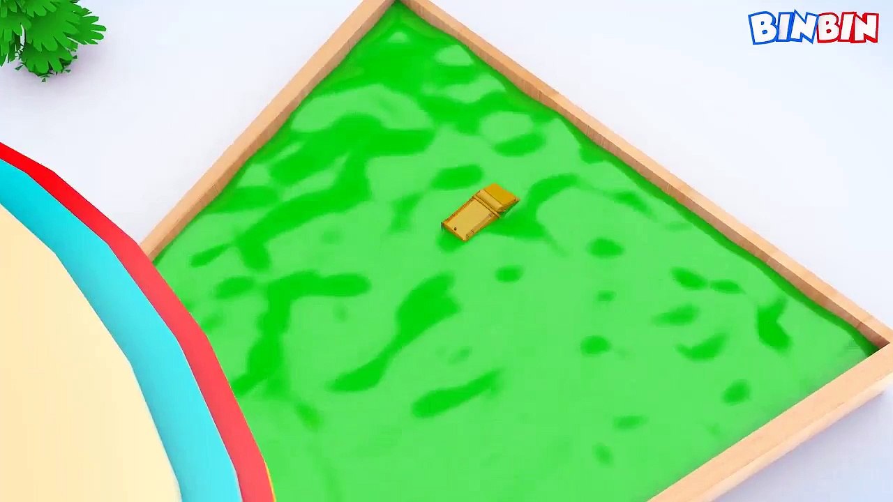 Colors For Children To Learn With Train Transporter Toy Street Vehicles - Learn Colors for Kids