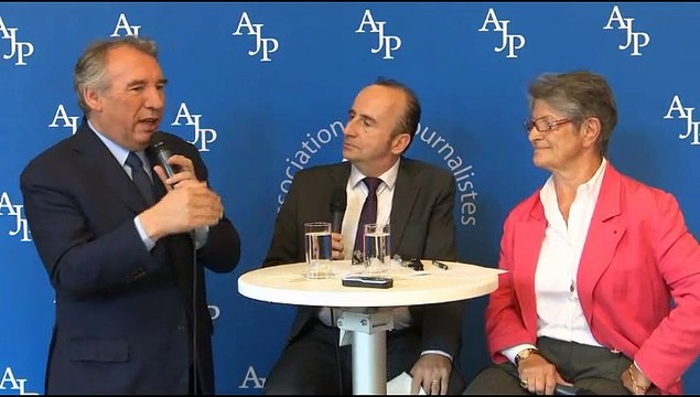 Conférence de presse de François Bayrou, maire de Pau, ancien Garde des Sceaux et président du MoDem - Mercredi 13 juin 2018