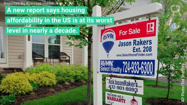 US Housing Affordability At Worst Level In Nearly A Decade