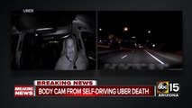 Tempe police have just released new body camera video of a deadly crash involving a self-driving Uber car