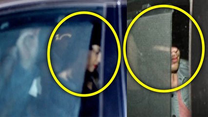 Priyanka Chopra - Nick Jonas cover faces as they ARRIVE TOGETHER in India | FilmiBeat