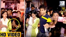 Janhvi Kapoor Harassed By A Crazy Fan, Ishaan Khattar Protects | Dhadak