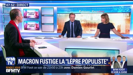 L’édito de Christophe Barbier: Emmanuel Macron fustige la "lèpre populiste"