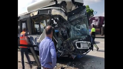 Ankara'da korkunç kaza: 1 ölü 15 yaralı