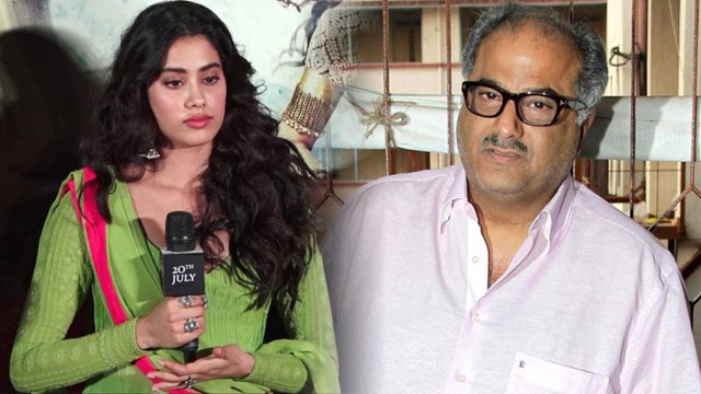 Jhanvi Kapoor reveals Boney Kapoor's reaction to her performance in Dhadak | FilmiBeat