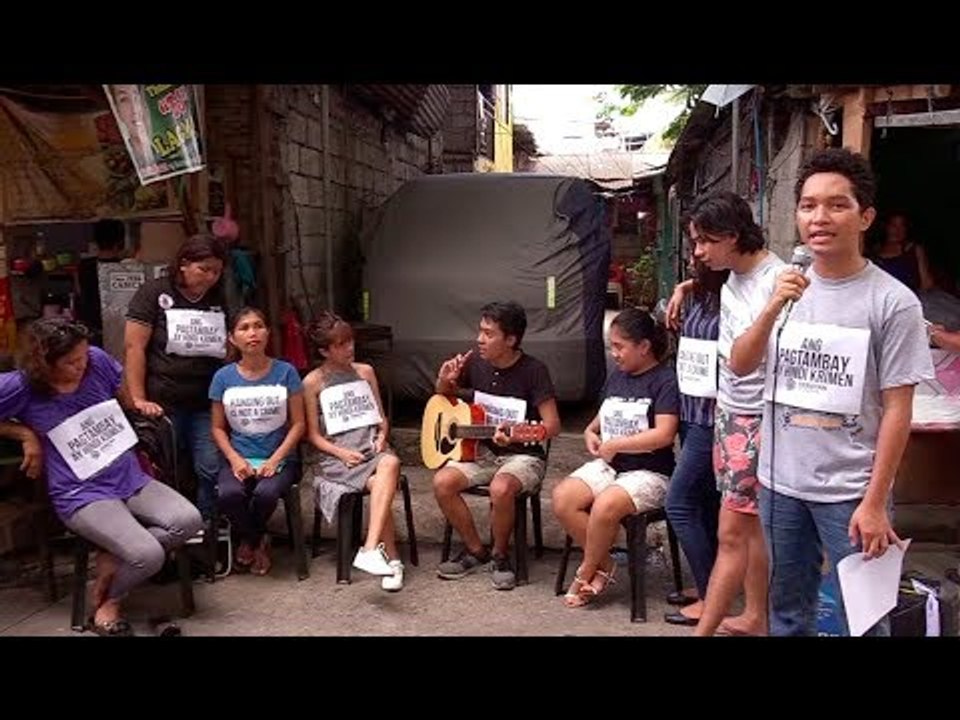 Youth group protests PNP drive against 'tambays'