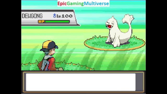 Catching Shiny Dewgong In Pokemon HeartGold (Action Replay Codes Used In Advance To Create Encounter