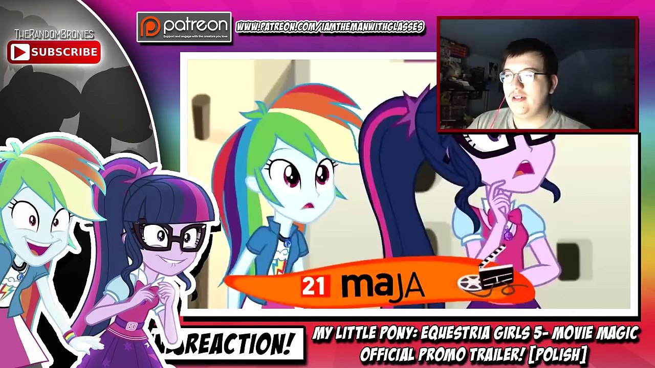 My Little Pony: Equestria Girls 5 - Movie Magic - OFFICIAL PROMO TRAILER [Polish] | Blind Reaction
