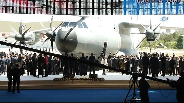 ATLAS stratejik nakliye uçağı Hava Kuvvetleri Komutanlığı’na teslim edildi