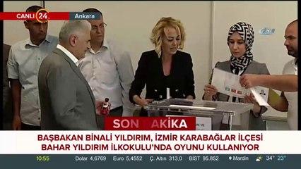 Başbakan Yıldırım oyunu kullandı