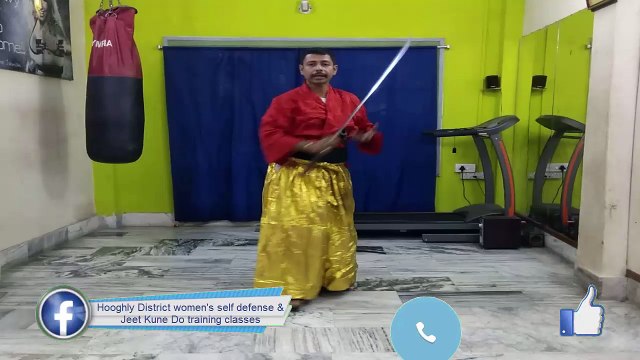 Japanese Samurai Sword Basic Cutting Techniques Kesa Giri (Angle Cut ) in [Hindi - हिन्दी]