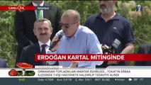 Cumhurbaşkanı Erdoğan Kartal mitinginde