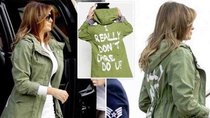 Donald Trump की Wife Melania Trump की इस Jacket पर क्यों मचा हुआ है बवाल | वनइंडिया हिंदी
