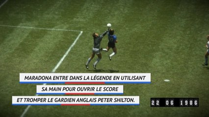 Coupe du monde : Il y a 32 ans, le "main de Dieu" de Maradona