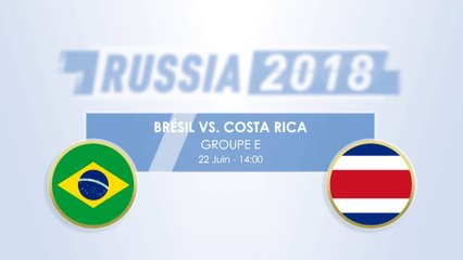 Coupe du monde 2018 : Brésil-Costa Rica, le face-à-face en chiffres