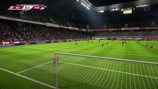 Major league soccer - FC Dallas @ New York Red Bulls fifa 18 simulation