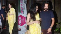 Shruti Haasan sets a style statement by wearing a Yellow Saree to a Date Night | FilmiBeat