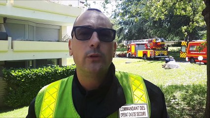 Incendie à Saint-Genis Laval