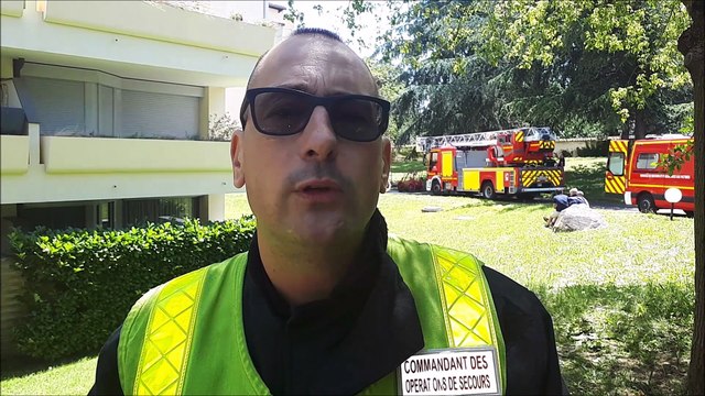 Incendie à Saint-Genis Laval