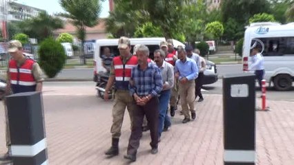 Terör Operasyonuna Gözaltına Alınan 5 Kişi Adliyeye Sevk Edildi