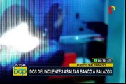 Puerto Maldonado: asalto a entidad financiera deja un herido
