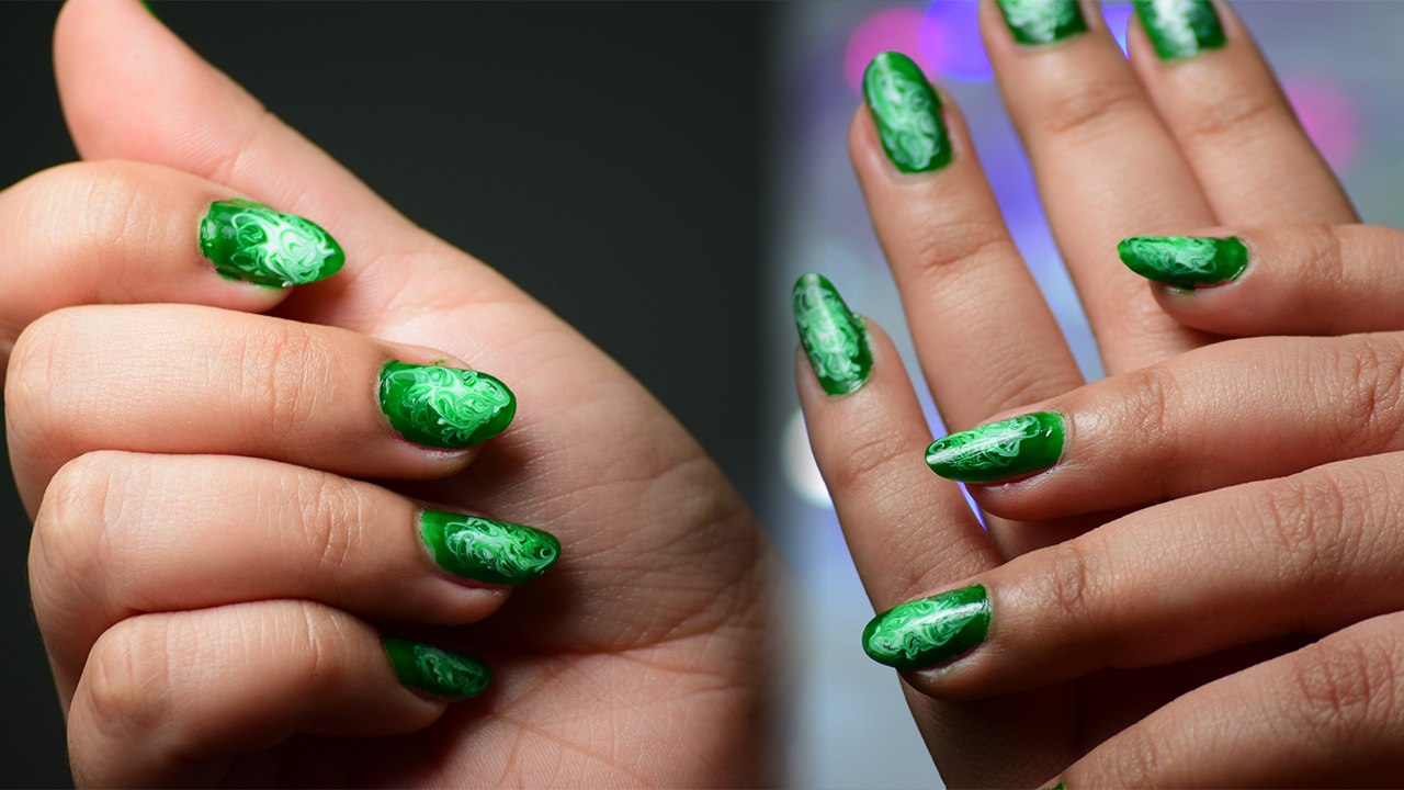 DIY Nail Art: Quick Smokey Style: इस तरह घर पर पाएं Trendy और Smokey Textured Nail Art | Boldsky