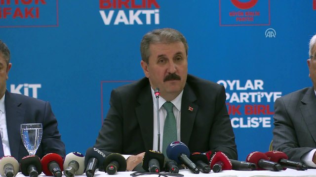 Destici: 'Bakanlıkların sayısının azalması kamudaki hantallığı azaltacak'- ANKARA