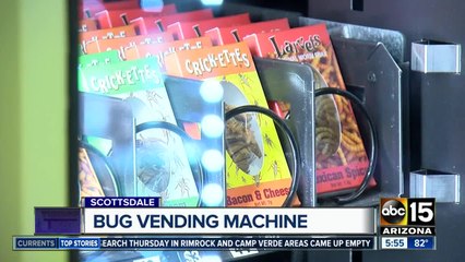 Butterfly Wonderland debuts bug vending machine