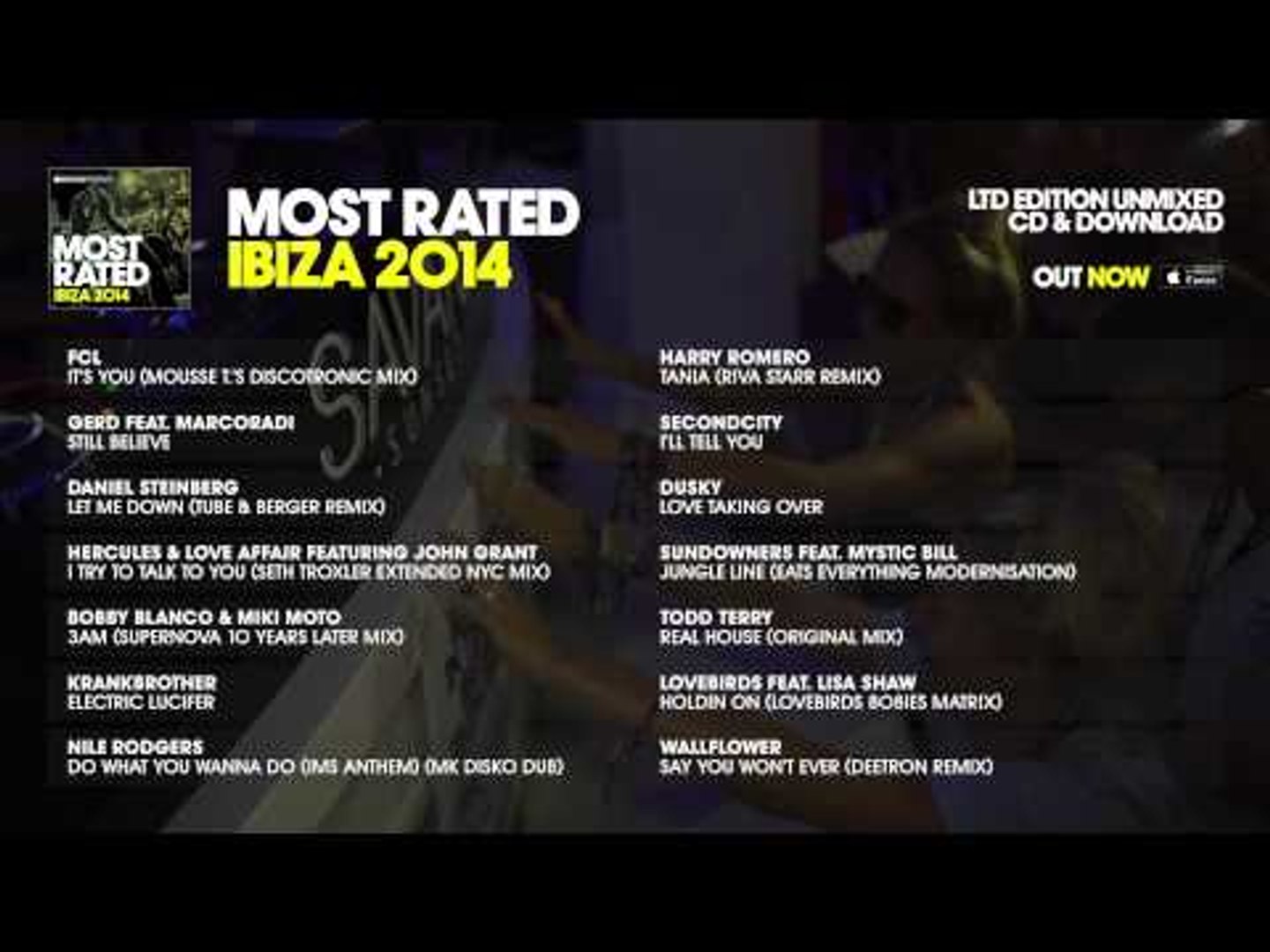 Defected presents Most Rated Ibiza 2014 - Album Sampler - video 