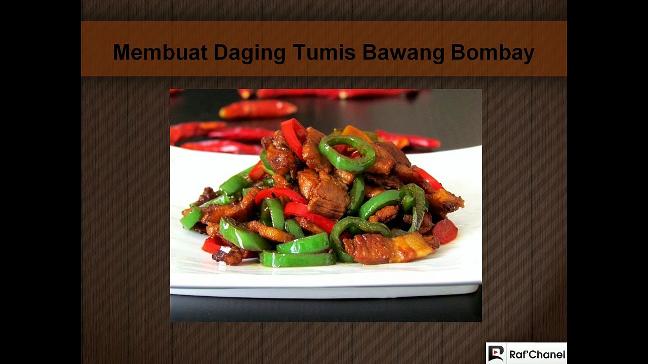 Resep Membuat Daging Tumis Bawang Bombay