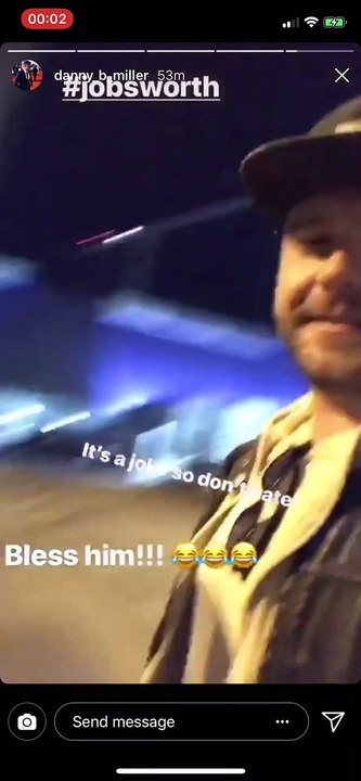 Emmerdale star Danny miller on he instagram last night 2018