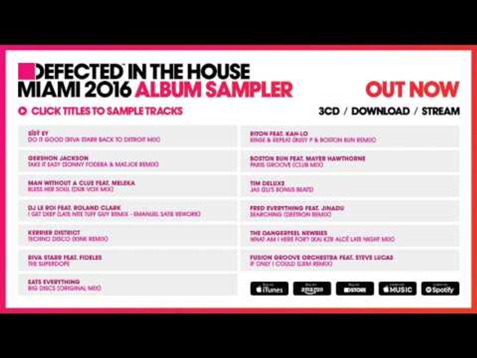 Defected In The House Miami 2016