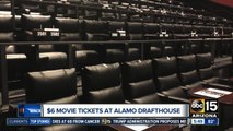 Get movie tickets for $6 at Alamo Drafthouse