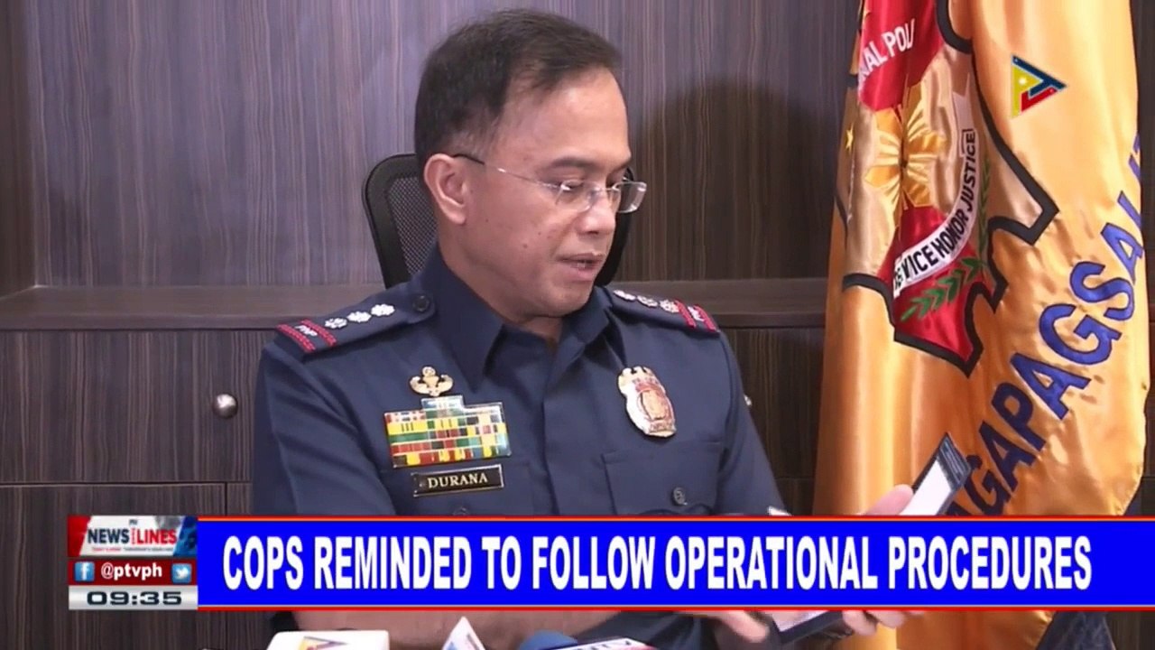 COPS reminded to follow operational procedures