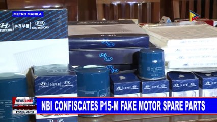 NBI confiscates P15-M fake motor spare parts