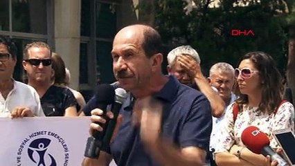 Sağlıkçılar 'şiddete hayır' dedi