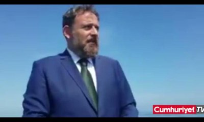 Denizin ortasında seçim çalışması
