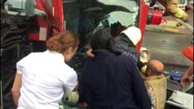 Beyoğlu'nda İtfaiye Aracı Kaza Yaptı