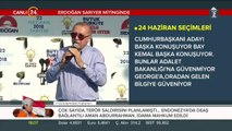 Cumhurbaşkanı Erdoğan, Sarıyer mitinginde